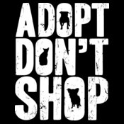 Adopt Don't Shop (white)