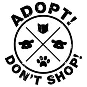 Adopt Don't Shop (black)