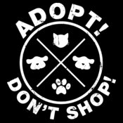 Adopt Don't Shop (white)